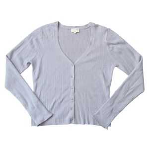 Gentle Fawn Mia V-Neck Lavender Knit Sweater / Cardigan | Women’s L